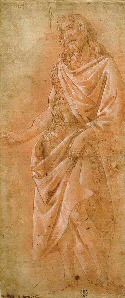 John the Baptist with Banner by Sandro Botticelli