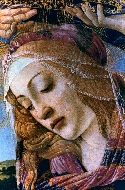 Madonna of the Magnificat (detail) by Sandro Botticelli