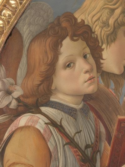 Mary with the Child and Six Angels by Sandro Botticelli