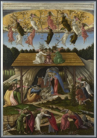 Mystical Birth of Christ. 1500 by Sandro Botticelli