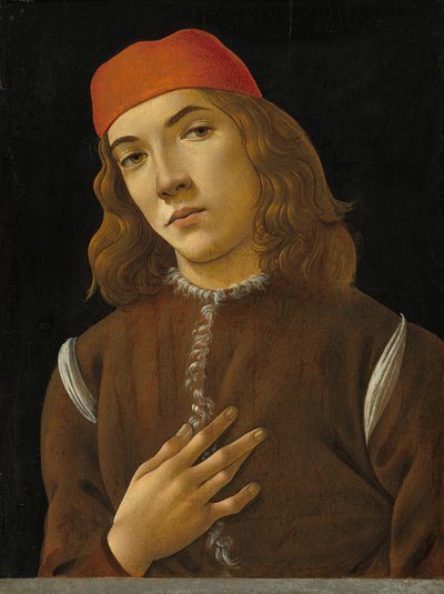 Portrait of a Youth by Sandro Botticelli