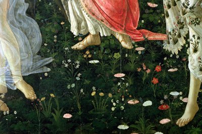 Primavera (detail) by Sandro Botticelli