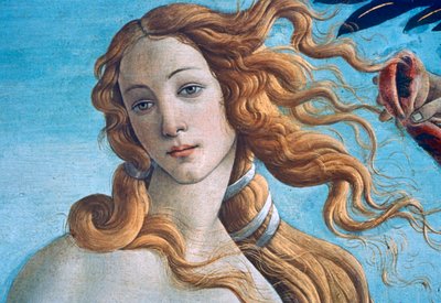 The Birth of Venus (detail) by Sandro Botticelli
