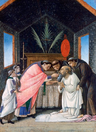The Last Communion of St Jerome, 1495 by Sandro Botticelli