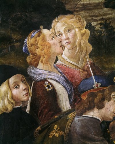The Temptation of Christ (Detail) by Sandro Botticelli