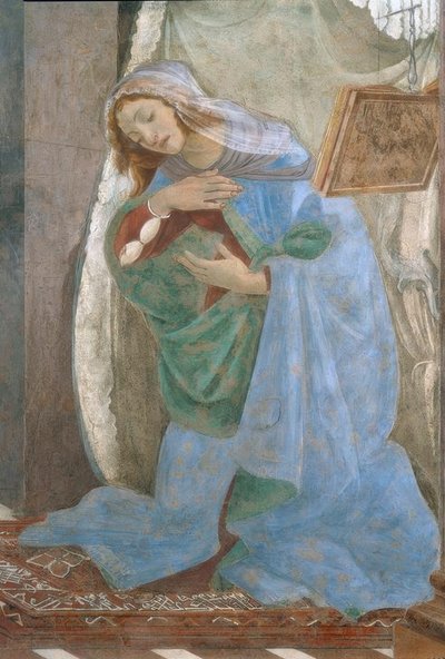 Annunciation of St. Martin by Sandro Botticelli