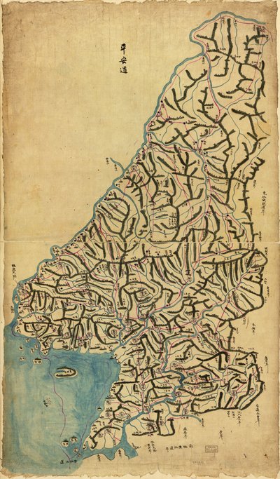 Choson Map by Sang Gi Chŏng
