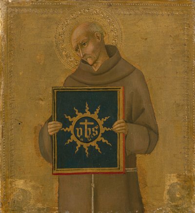 Saint Bernardino by Sano di Pietro