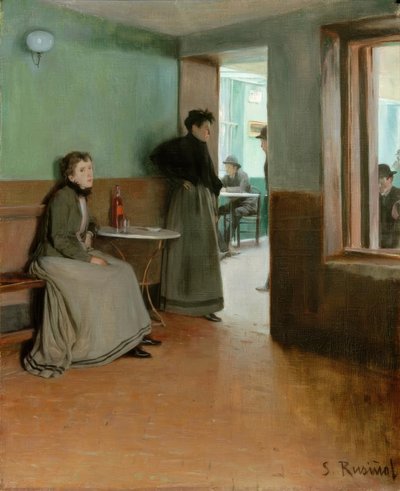 Aquarium (Interior of a Café) by Santiago Rusiñol