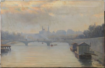The Seine and the Trocadero by Santiago Rusiñol