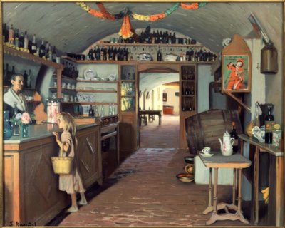 The Little Tavern by Santiago Rusiñol