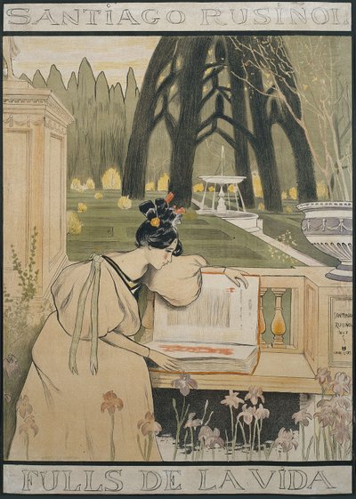 Fulls de la vida Poster by Santiago Rusiñol