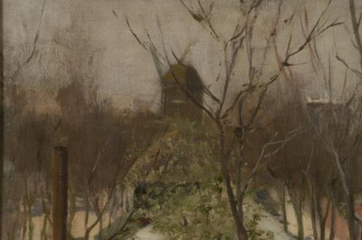 Park of Moulin de la Galette by Santiago Rusiñol