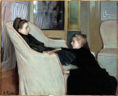 The Girl Convalescent by Santiago Rusiñol