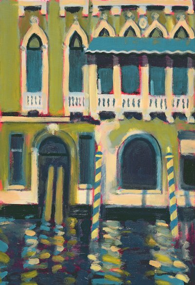 Blue Awning by Sara Hayward