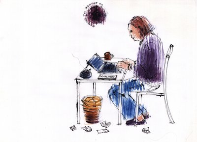 Burning the Midnight Oil, 2009 by Sara Hayward