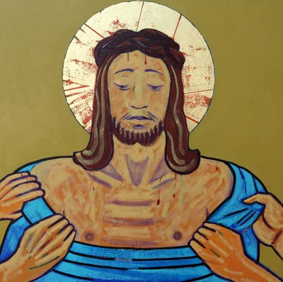 Jesus is stripped by Sara Hayward