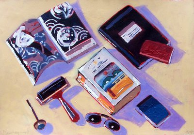 Roller and Sunglasses by Sara Hayward