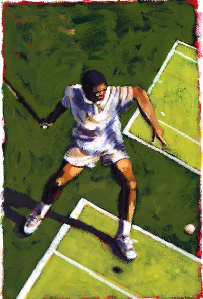 Tennis Player by Sara Hayward