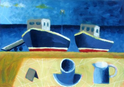 Two Boats by Sara Hayward
