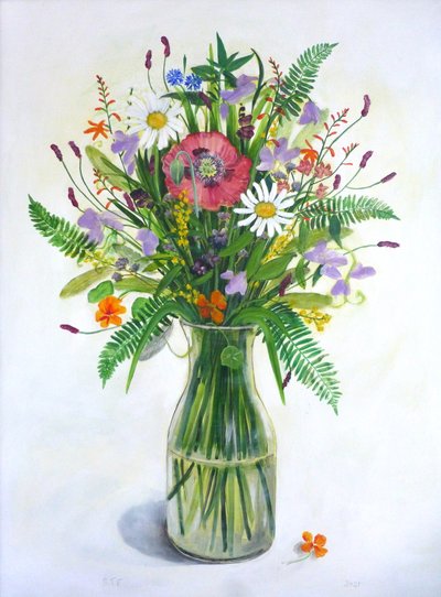 Garden flowers by Sarah Thompson Engels