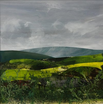 Somerset landscape, 2023 by Sarah Thompson Engels