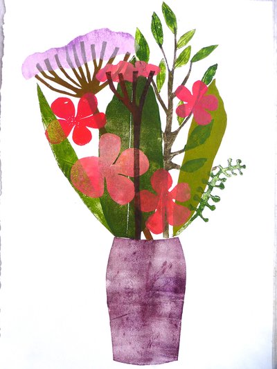 Purple Vase by Sarah Thompson Engels