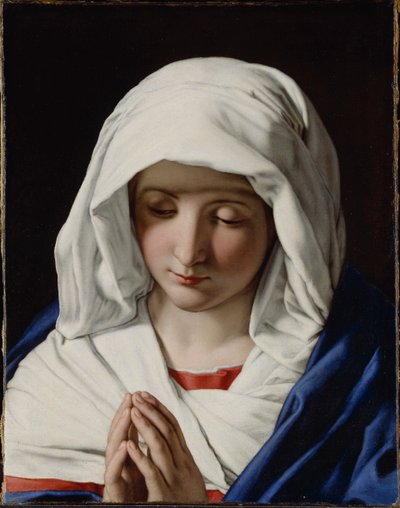 The Virgin in Prayer by Sassoferrato