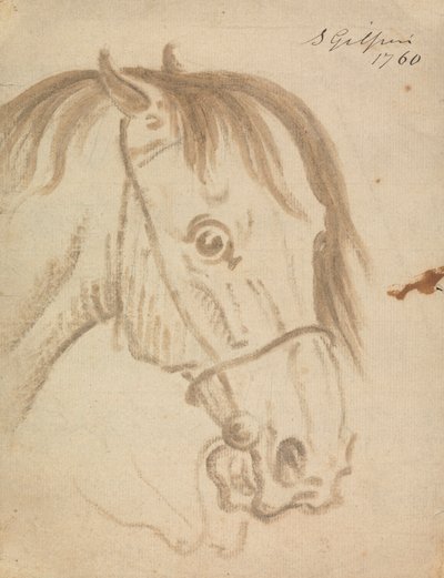 Head of a Horse by Sawrey Gilpin