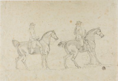 Two Riders by Sawrey Gilpin