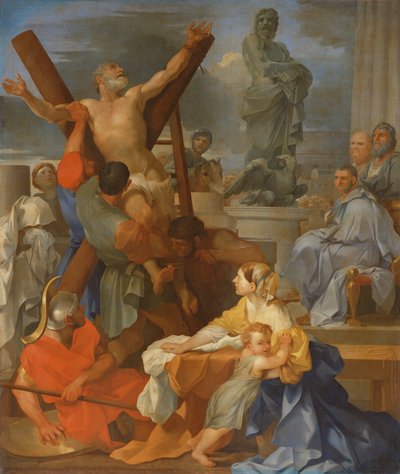Martyrdom of St Andrew by Sébastien Bourdon