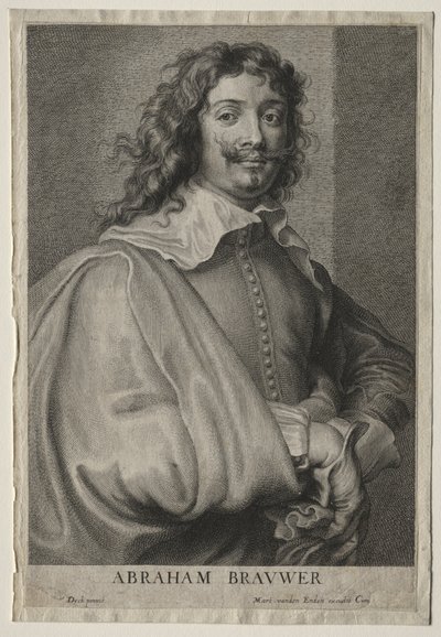 Adrian Brower by Schelte Adams Bolswert