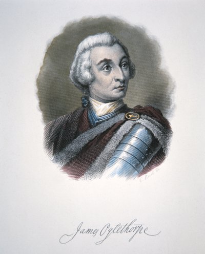 James Edward Oglethorpe by School American