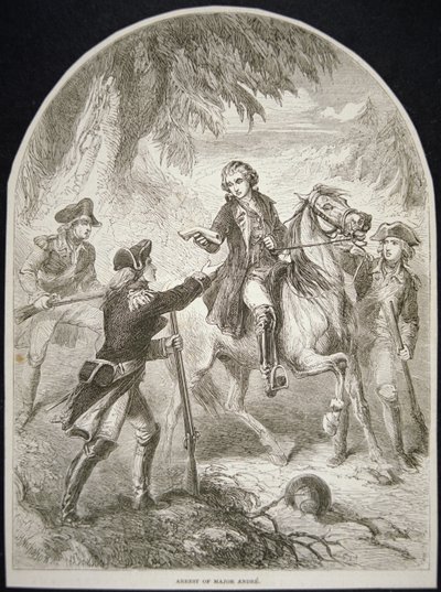 The arrest of Major Andre by School American