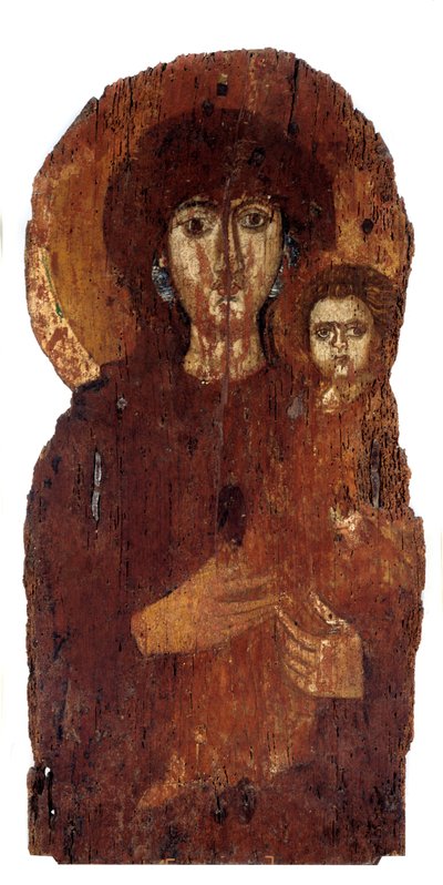 Virgin Hodighitria, icon by School Byzantine