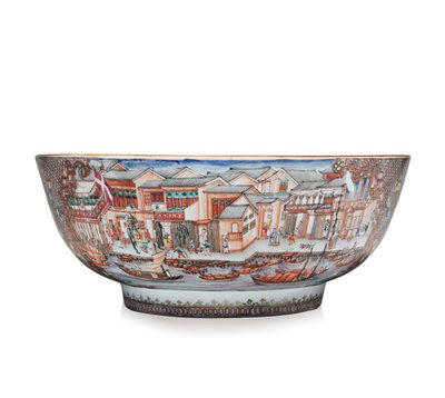 A Large Hong Bowl, c.1785 by School Chinese