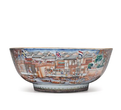 A Large Hong Bowl, c.1785 by School Chinese