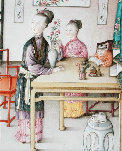 Detail (imperial Canton panel), Qianlong period by School Chinese