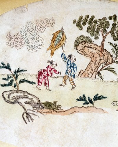 Kite characters - Chinese print by School Chinese