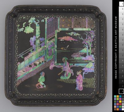 Small plate, late 18th century by School Chinese