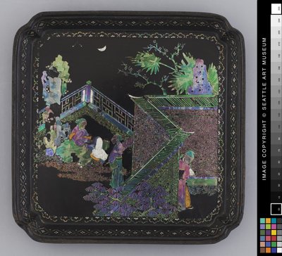 Small plate, late 18th century by School Chinese