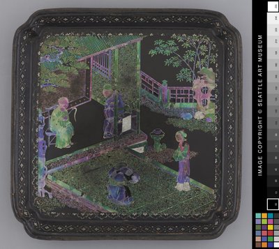 Small plate, late 18th century by School Chinese