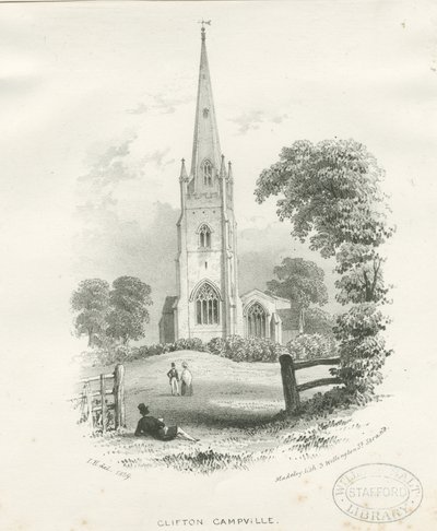 Clifton Campville Church by School English