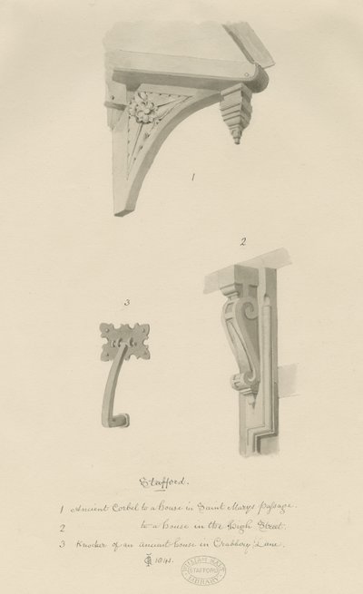 Stafford - Architectural details by School English