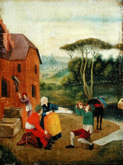 Figures in a Landscape by School European
