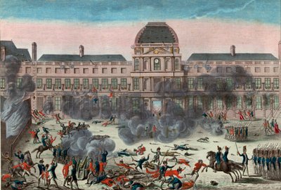 Attack on the Tuileries by School French