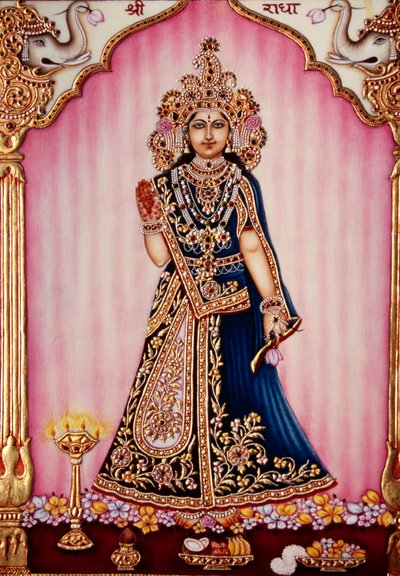 Goddess Radha by School Indian