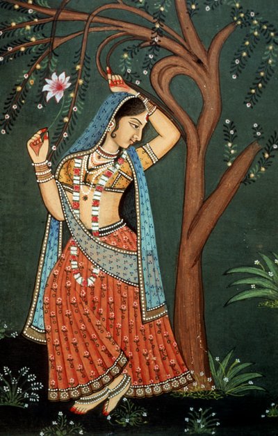 Young Woman by School Indian