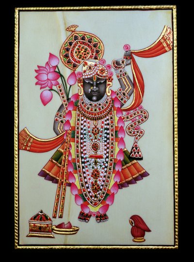 Shrinathji (Krishna) by School Indian