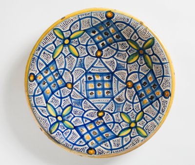 Maiolica plate by School Italian